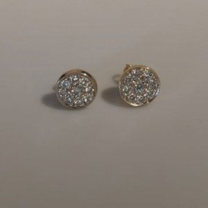 14K Gold and Diamond Earrings
